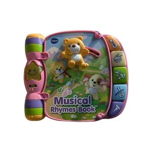 VTech Baby Musical Rhymes Book Learning & Educational W Batteries Tested Works